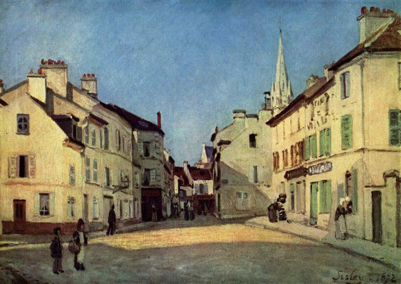 Alfred Sisley Platz in Argenteuil oil painting image